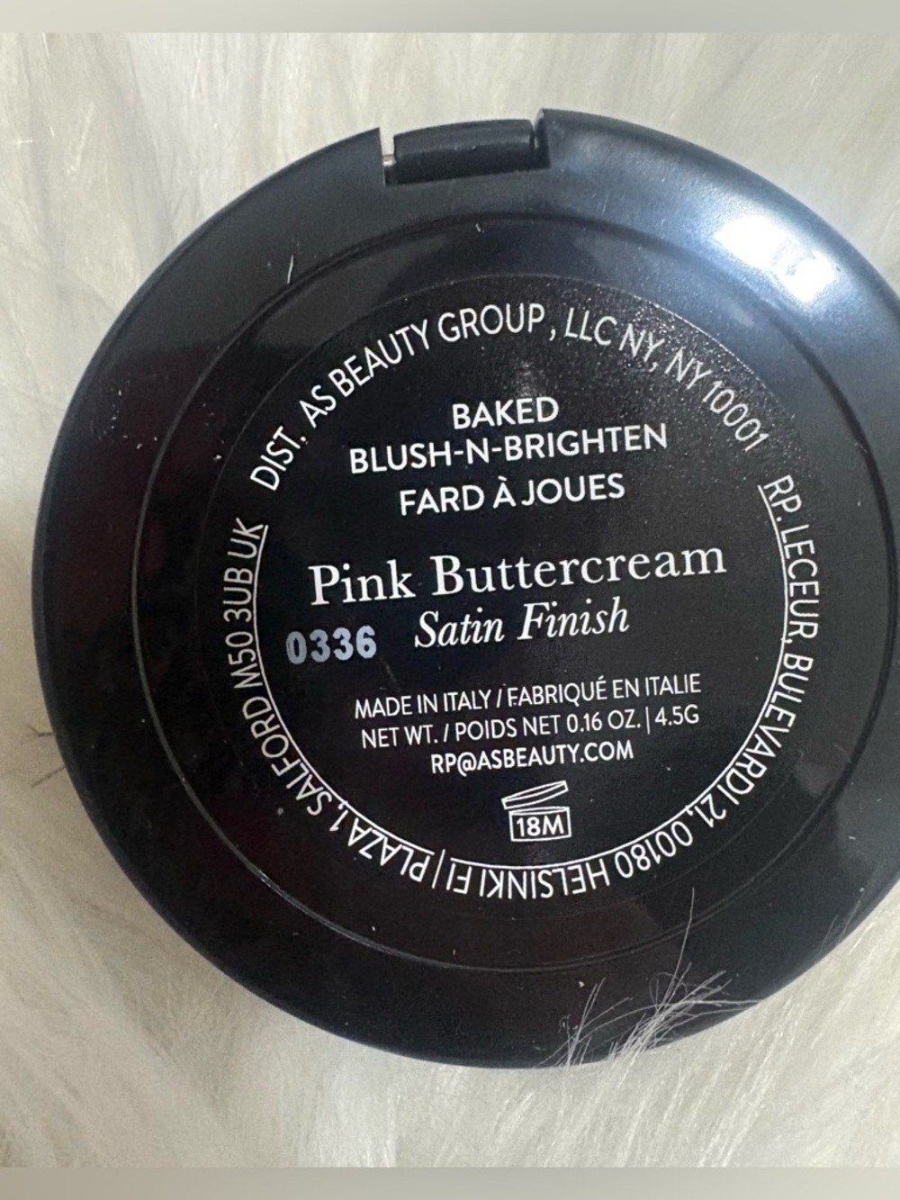 BNIB Laura Geller Marbleized Baked Blush-N-Brighten in Pink Buttercream - Picture 4 of 6